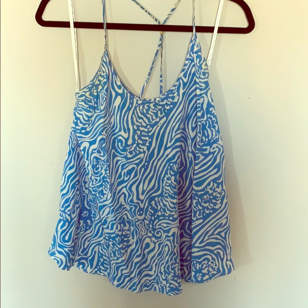 Lilly Pulitzer swing silk tank